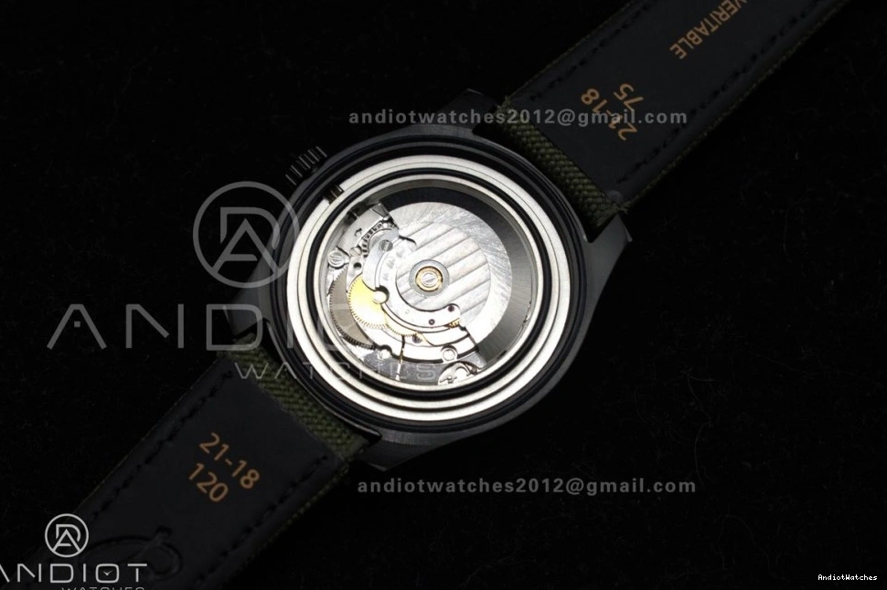 Edition Green A Nylon Best 41mm PVD Green 8 Automatic Durable TF Strap 1:1 918 on Dial Navitimer 0428